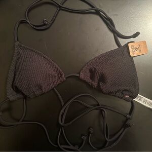 Victoria’s Secret Black Triangle Bikini Top